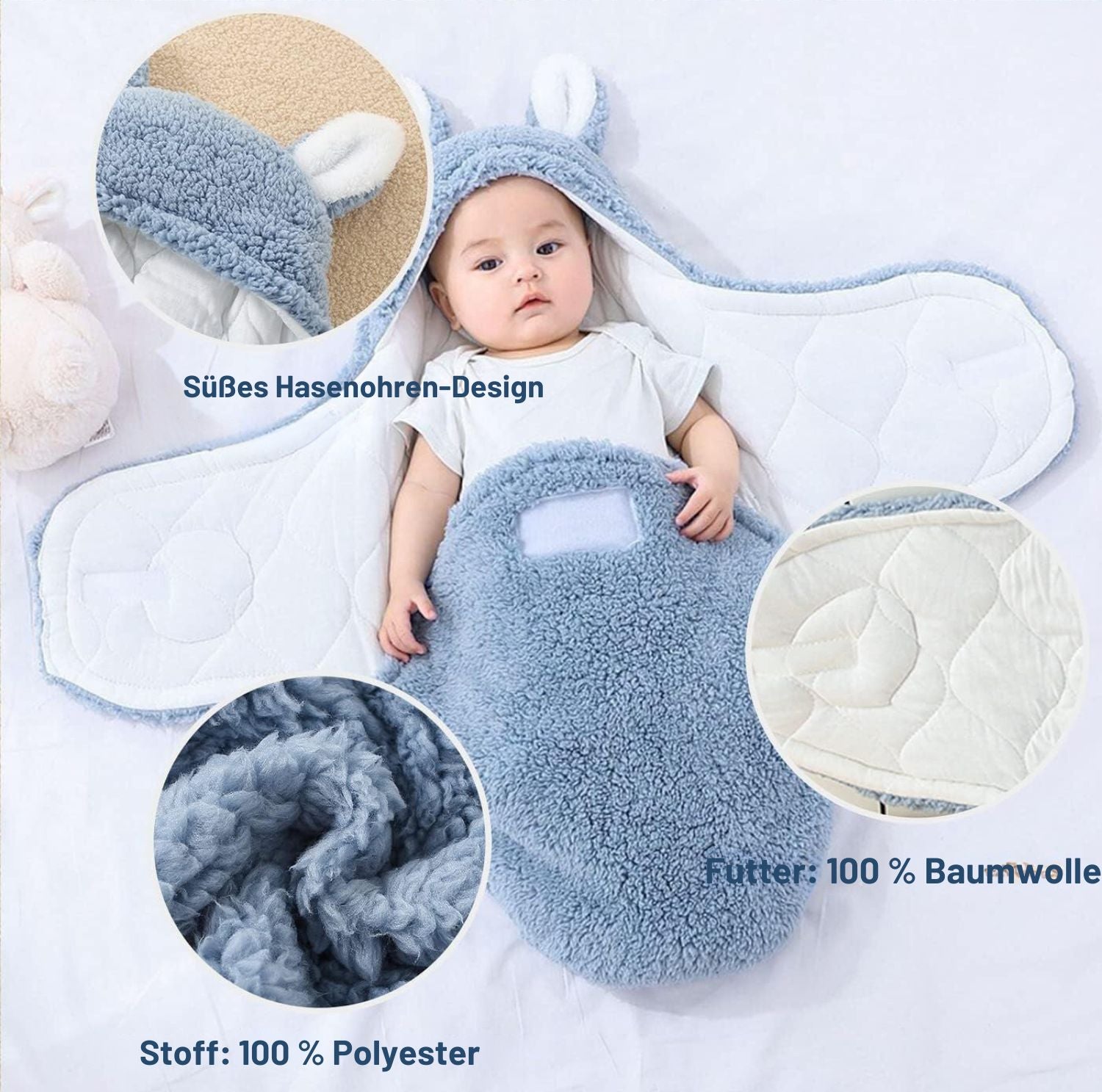 Serenosole™ LittleNest Baby Sleeping Bag | Cloud-soft comfort for the sweetest dreams | Softest Baby Sleeping Bag 2024