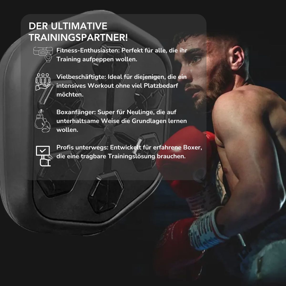 Serenosole™ SyncFit Boxing Trainer | Workout with beats that keep you moving (+ FREE Boxing Gloves)