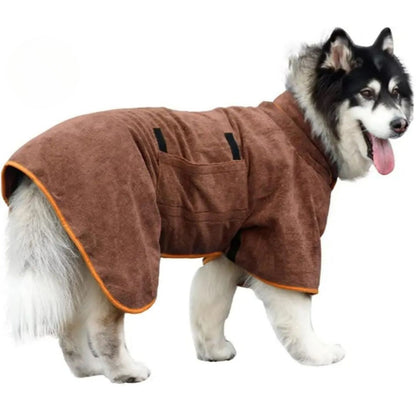 Serenosole™ PupComfort Bathrobe for Dogs | Keeps dogs warm and dry | The best Lsolution for wet dogs 2024