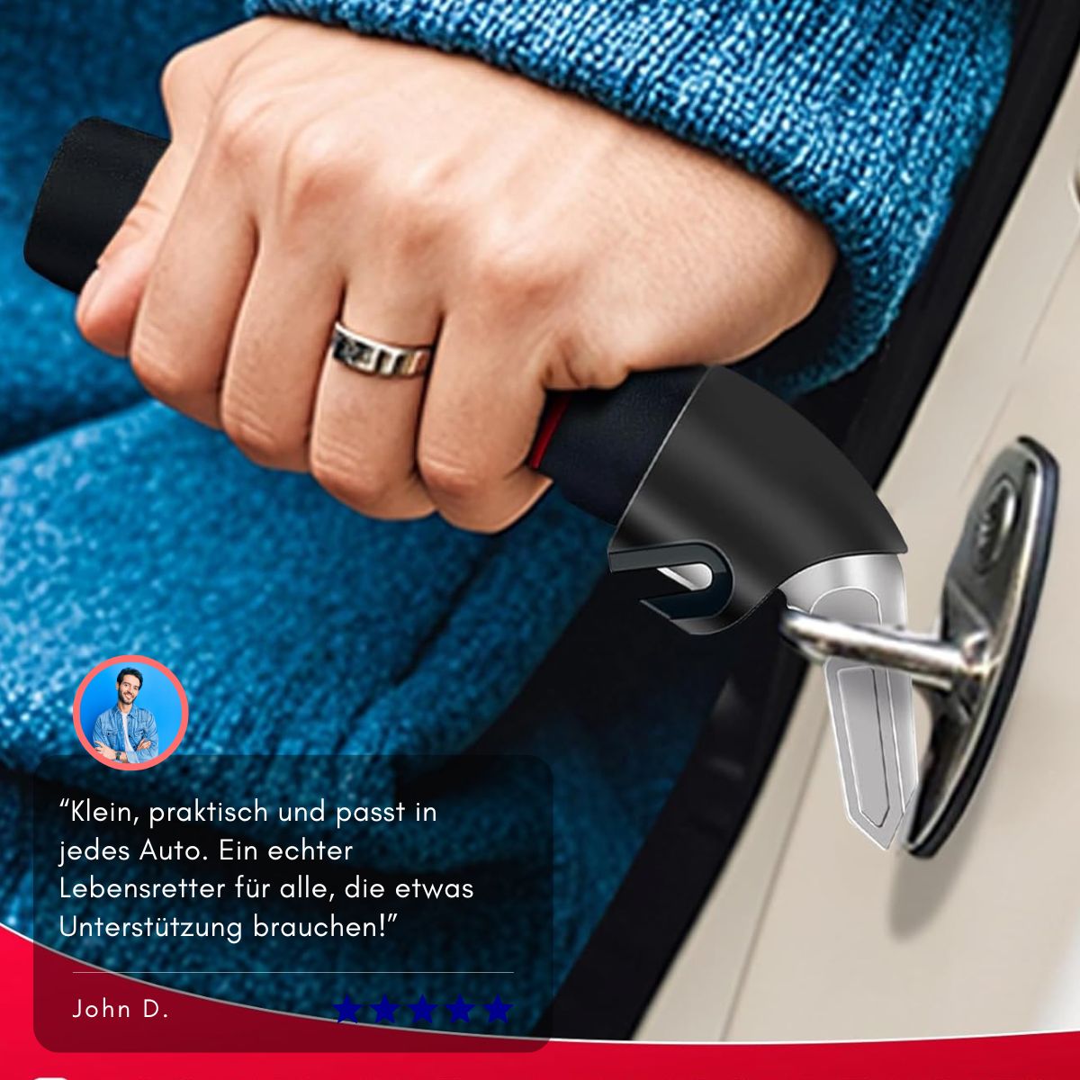 Serenosole™ EasyExit Car Door Lever | Convenient and Safe Exit | Best Car Tool 2024 (1+1 FREE)