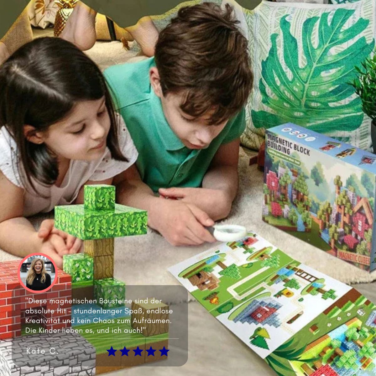 Serenosole™ MagniCraft Magnetic Building Toy | Endless fun and creativity with magnetic building blocks