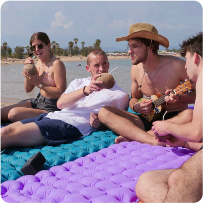 Serenosols™Cozy Air Comfort | Outdoor mattress with integrated pump!