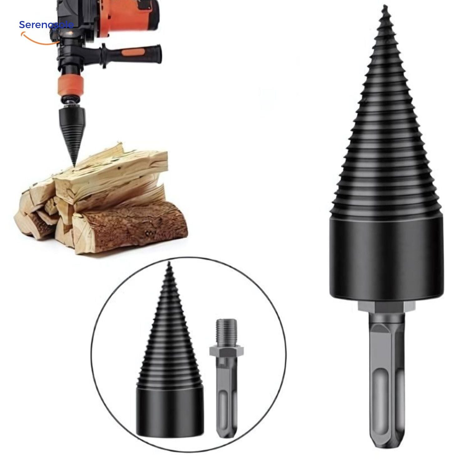 Serenosole™ PowerSplit Universal Splitting Drill | Handles both drilling and splitting tasks with precision