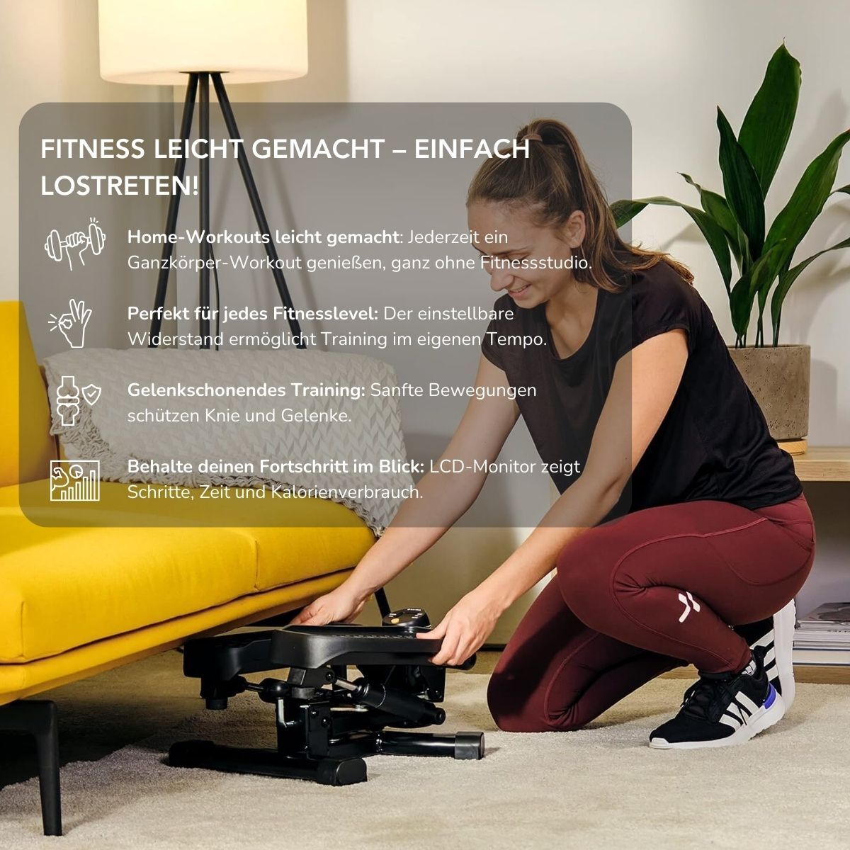 Serenosole™ FitClimber | Healthy and fit from home (+ free training band)